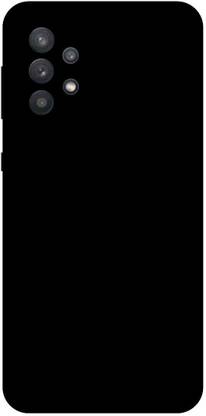 itrusto Back Cover for SAMSUNG Galaxy A32 , SAMSUNG Galaxy A32 Plain Black BACK COVER