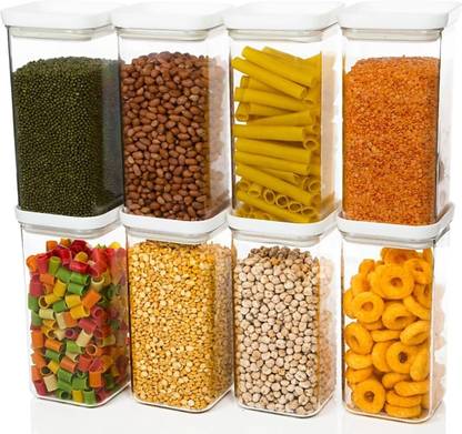 SKYHEART Plastic Grocery Container  - 1200 ml