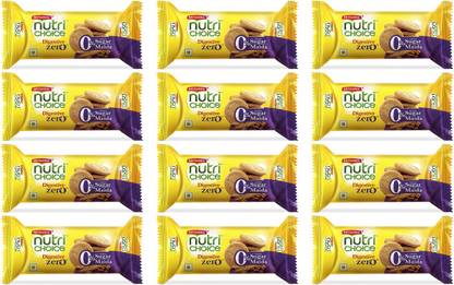 BRITANNIA Nutri Choice Digestive Zero (100Gm)-12pcs Digestive Biscuit