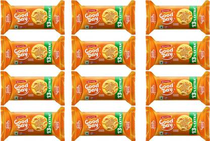 BRITANNIA Good Day Cashew Cookies (53 g)-12PCS Cookies Biscuit