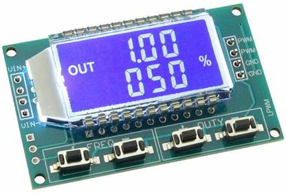 xcluma PWM Pulse Frequency Duty Cycle Adjustable Module Square Wave Rectangular Wave Signal Generator XY-LPWM Electronic Components Electronic Hobby Kit