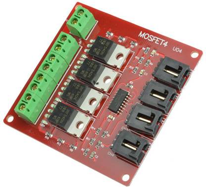 xcluma 4 Channel Way Route MOSFET Button IRF540 V4.0+ MOSFET Switch Module for Arduino DC Motor Drive Dimmer Relay Board Electronic Components Electronic Hobby Kit