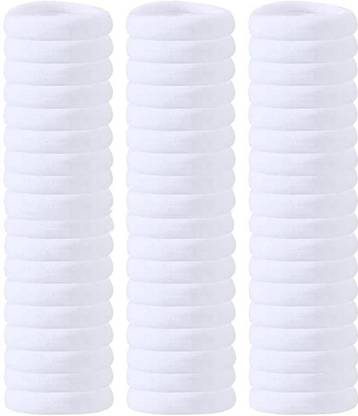 Nyamah sales 10 PCS White Hair Ties Ponytail Holders Women No Damage Elastic Hair Bands for Hair Styling Multipurpose Girls Hair Accessories Hair Band