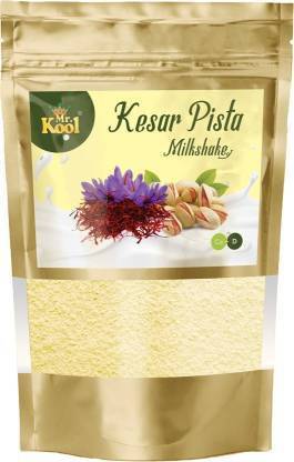Mr.Kool Premium Kesar Pista Flavor Milkshake Hot/Cold Milk Drink Mix Powder 100g