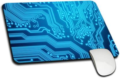 dwellamor Digital Circuit Board Designer Anti Skid, Thick Non-Slip Rubber Base Mouse Pad Compatible with Computer, Laptops, PC, Home & Office Mousepad HD Quality [DA633] Non Slip Base Mousepad