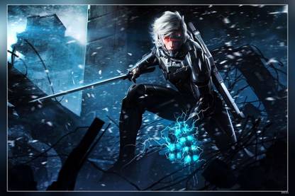 Raiden Metal Gear Solid Metal Gear Rising Revengeance Video Games Matte Finish Poster Paper Print