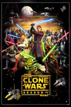 Star Wars: The Clone Wars Series Matte Finish Poster Paper Print
