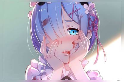 Anime Girls Rem Re Zero Re Zero Kara Hajimeru Isekai Seikatsu Matte Finish Poster Paper Print
