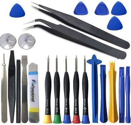 Corslet 24 Pieces Screwdriver Set Mobile Repairing Tool Kit, Laptop Repair Tool Kit, Screwdriver Tool Set Kit, Laptop Tool Kit, Mobile Screwdriver Set, Laptop Opening Tool Kit, Screwdriver Kit Set, Screw Driver Kit for Mobile and Laptop Combination Screwdriver