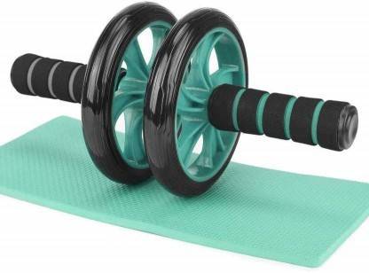 Shopeleven Abdominal Double Ab Roller Gym for Exercise Fitness Training Equipment Unisex Ab Exerciser