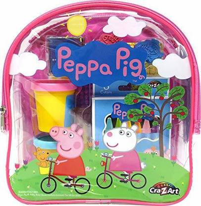 Peppa Pig Softee Dough Ultimate Activities Backpack - Pink
