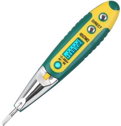 atozshop11 Test Pencil, Multi-Function Digital Display Voltage Tester Voltage Test Pen Pencil AC DC Detector with LED Lighting for Home Industry Digital Battery Tester