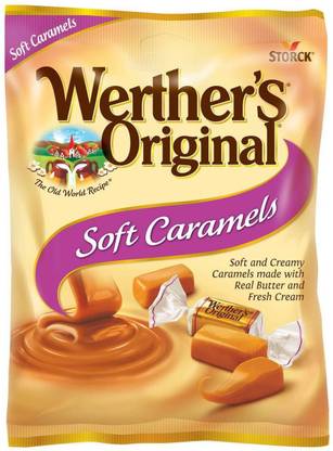 storck WERTHERS ORIGINAL SOFT CARAMELS WITH REAL BUTTER AND FRESH CREAM 110G CARAMEL, BUTTER Candy