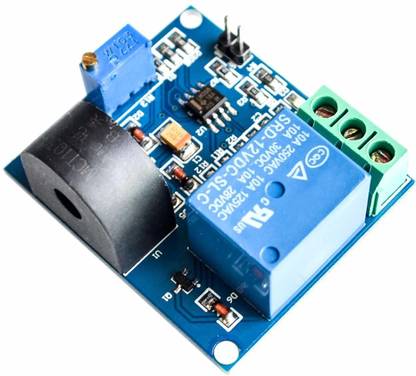 TRUSTECH 5A Overcurrent Protection Sensor Module AC current detection sensor 12V relay Switch Electronic Components Electronic Hobby Kit