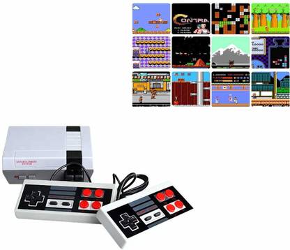 PSS 620 Retro Classic Video Game Console AV Output Mini NES Console 620 in 1 Built-in Plug and Play Video Games with 2 Controllers Handheld Games for Kids & Adults (Small) 30 GB with 620