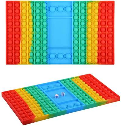 Aganta Popit Game Pop It Dice Game Popit Toy Large Popit Game Big Pop It Popets Board Game Poppit Game Fidget Toys For Kids Best Gift For Girls And Boys