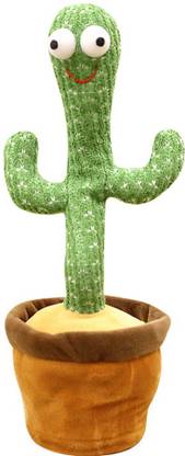 Nizomi Dancing Cactus With Lights Up Cactus Live Plant Toy Talking Toy Decoration Rechargeable Dancing Cactus Plush Toys Mimicry Toys For Kids Same Talking Tom Toy