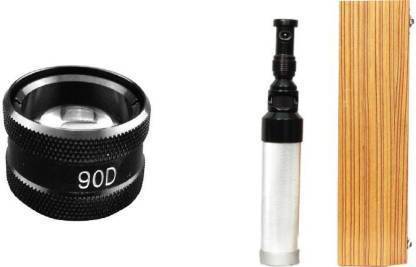 ECP Streak Retinoscope + 90D double aspheric lens Battery Operated Retinoscope