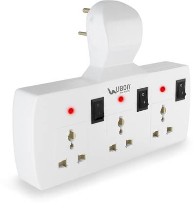 Ubon Wireless with 3 Three Pin Sockets & individual Power Switches 3  Socket Extension Boards