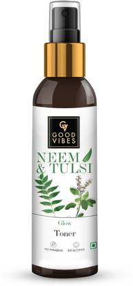GOOD VIBES Glow Toner - Neem & Tulsi (200 ml) Men & Women