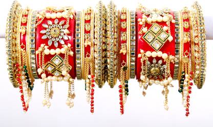 Zindura Alloy Pearl Gold-plated Chudas