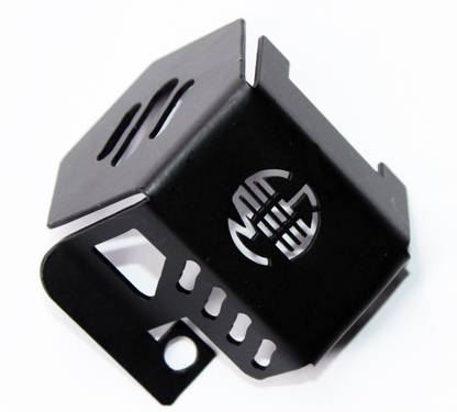 OBEROI'S TRADERS Premium Stainless Steel Rear Brake Oil Container Guard Compatible With/For Royal Enfield Himalayan ( MATT BLACK ) Bike Crash Guard