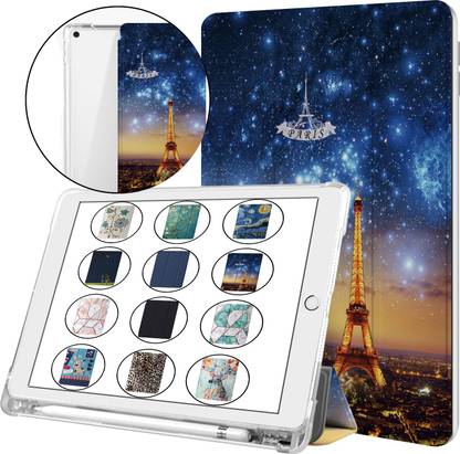 DuraSafe Cases Back Cover for iPad 9th 2021 8th 2020 7th 2019 Generation [ iPad 9 iPad 8 iPad 7 ] 10.2 Inch Pencil Holder Case