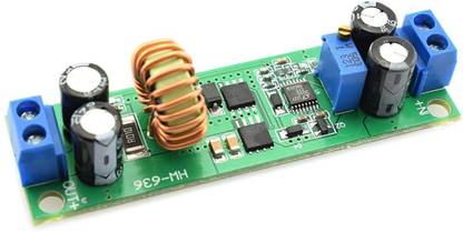 IDUINO DC-DC 6.5V-60V to 1.25V-30V Buck Voltage Regulator Synchronous Rectification Power Converter Module Adjustable 60V/48V/36V/24V/12V to 19V/12V/9V/5V/3V Step-Down Module Electronic Components Electronic Hobby Kit