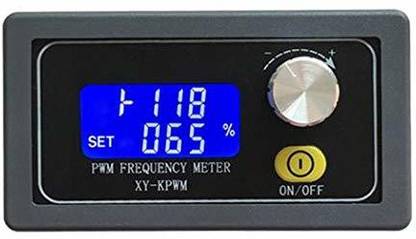 xcluma XY-KPWM PWM Signal Generator 1 Channel 1Hz-150KHz PWM Pulse Frequency Duty Cycle Adjustable Module LCD Display ON Off Button Electronic Components Electronic Hobby Kit