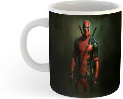 ADN21 All Day New Printed Deadpool Ceramic Coffee 1 Ceramic Coffee Mug
