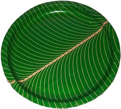 Crafttsnel Disposable Paper Plates Dinner Plate