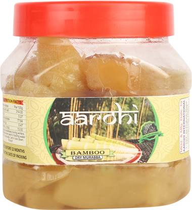 Aarohi Natural Organic Homemade Bamboo Murabba with 100% Fresh Bamboo and Healthy Ingredients Bamboo Murabba