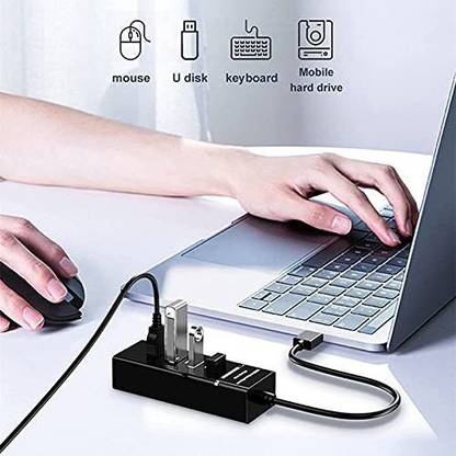 Triangle Ant ™5Gbps Super Speed USB 3.0 Hub 4 Ports USB Hub for Laptops, Desktops USB Flash Drives, Gaming Consoles, Mouse, Keyboards, Monitors, Printers Card Reader, USB Charger, USB Flash Drive