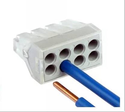 MERKEL 10 pcs / 8 pin 0.75-2.5 Sq.mm Universal Wiring Push-in Cable Connector Connector Wire Connector
