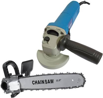 DUMDAAR Heavy duty Electric Angle Grinder machine With 11.5inch Chain Saw Bracket Set for Wood Cutting (Pack of 2) Angle Grinder