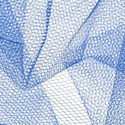 Tiptop Decoration Premium Net Fabric Mesh Glitter Cloth (5 Meters) (Width:-25 Inch) (Midnight Blue))