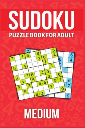 Sudoku puzzle book for adults medium