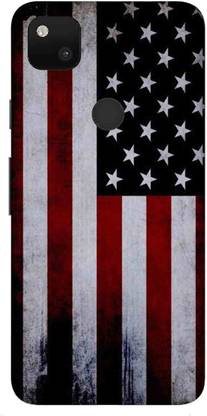 NDCOM Back Cover for Google Pixel 4a best American flag Printed