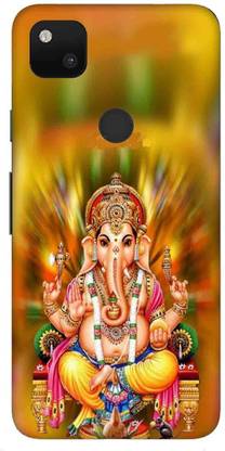 NDCOM Back Cover for Google Pixel 4a Shree Ganesh Printed