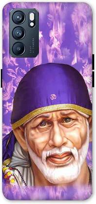 NDCOM Back Cover for Oppo Reno6 5G Sai Baba Print Printed