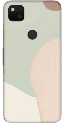 NDCOM Back Cover for Google Pixel 4a Simple Color Earth Tone Printed