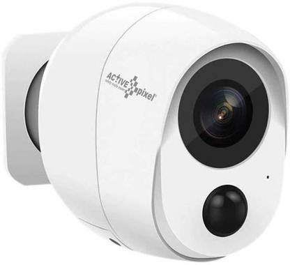 active pixel Wireless WiFi Battery Powered 2MP 1080P Home Security CCTV IP Camera with Night Vision, Cloud & Micro SD Card Storage, & PIR Alarm for Baby/Pet Monitor Security Camera