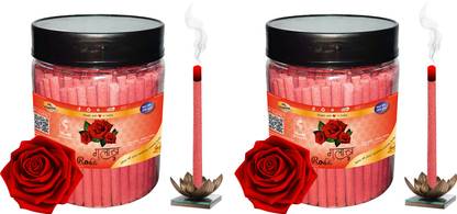 शंख रोज़ धूप का स्टिक (इन्सेस स्टिक) 400 ग्राम का पैक (200 + 200) खुशबू रोज़ अगरबत्ती