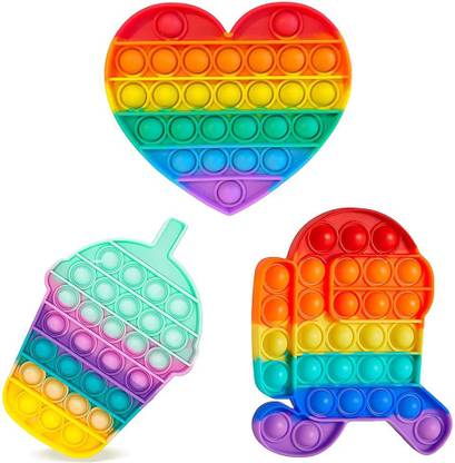 PRAYOSHA ENTERPRISE 3 Rainbow Running Robot Candy and Heart
