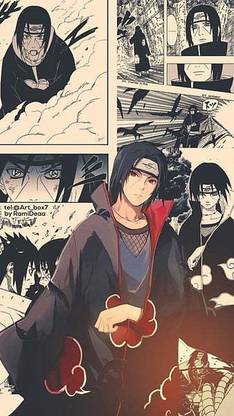 Itachi Uchiha Manga Anime Art Naruto Shippuden Matte Finish Poster Paper Print