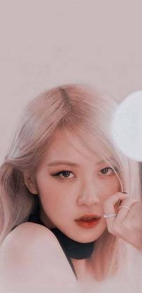 Rose Blackpink On The Ground Park Chaeyong Matte Finish Poster Paper Print