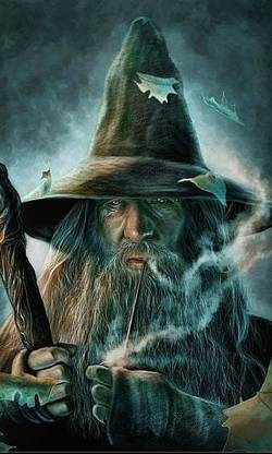 Gandalf The Grey Gamtasy Lord Of The Rings Magic Wizard Matte Finish Poster Paper Print