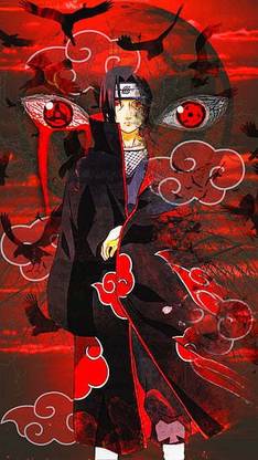 Itachi Uchiha Akatsuki Mangakyou Mangakyou Sharingan Naruto Sasuke Sasuke Uchira Sharin Matte Finish Poster Paper Print