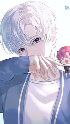 Cute Anime Boy Matte Finish Poster Paper Print
