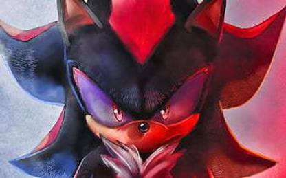 Shadow The Hedgehog Sonic The Hedgehog 2020 Movie Sonic Black Sonic Matte Finish Poster Paper Print